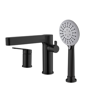 Смеситель на борт ванны DELTA DEL-BVD3-NERO BelBagno